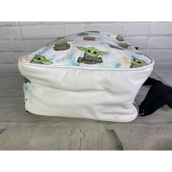 Star Wars Baby Yoda All Over Print Faux Leather Mini Backpack Bag and Coin Purse main image 7